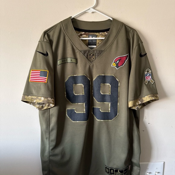 NFL Other - Nike Arizona Cardinals #99 Olive Salute to Service Jersey